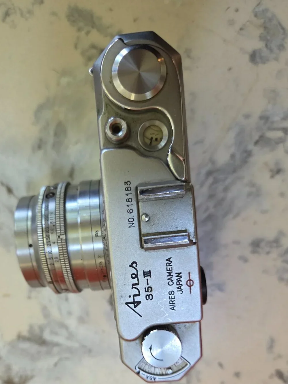 Vintage Aires 35-IIA 35MM Rangefinder Camera Untested